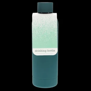 RL Rubber coated steel bottle Petrol blue