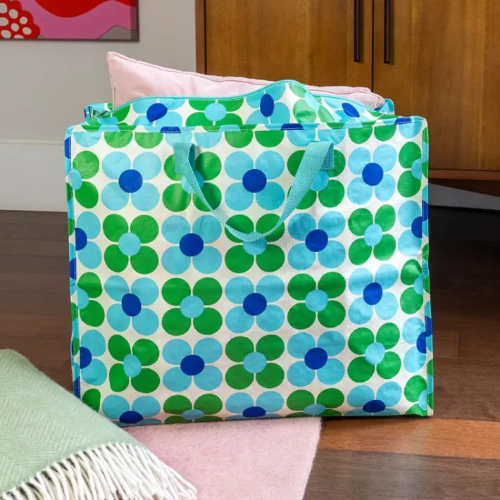 rl_storage_bag_jumbo_blue_1.webp RL Storage Bag Jumbo Blue and Green Daisy
