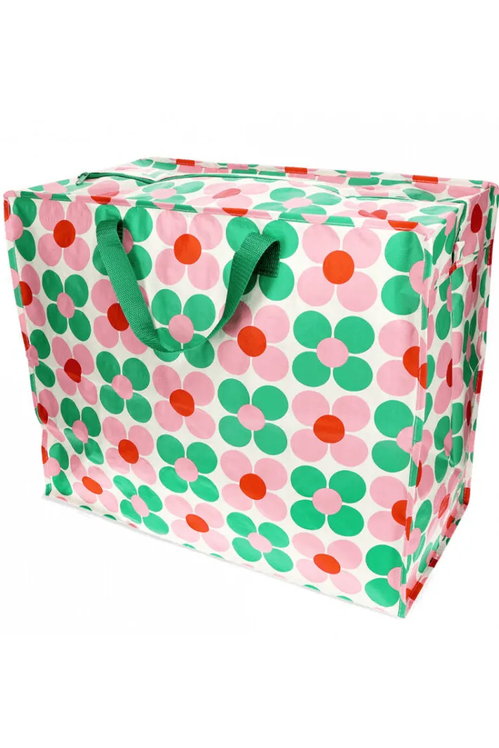 rl_storage_bag_jumbo_pink_0.webp RL Storage Bag Jumbo Pink and Green Daisy