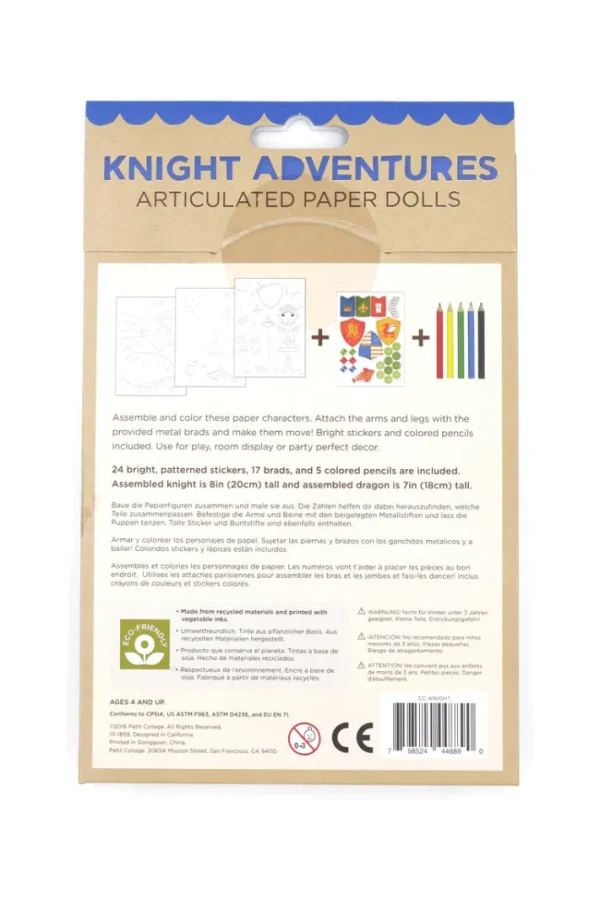 Room2Play-Riddere Eventyr Articulated Paper Doll