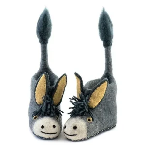 Sew Heart Felt Hjemmesko til Børn med Æsel