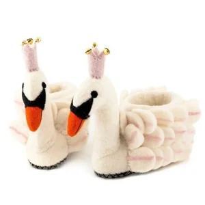 Sew Heart Felt Hjemmesko til Børn med Svane