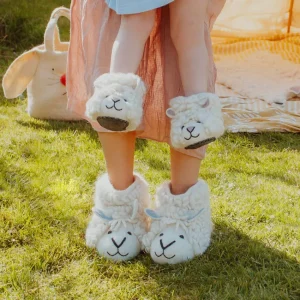 Sew Heart Felt Women's Slippers with Sheep