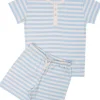 SNORK - Vilhelm Summer Pyjamas Sea Stripes