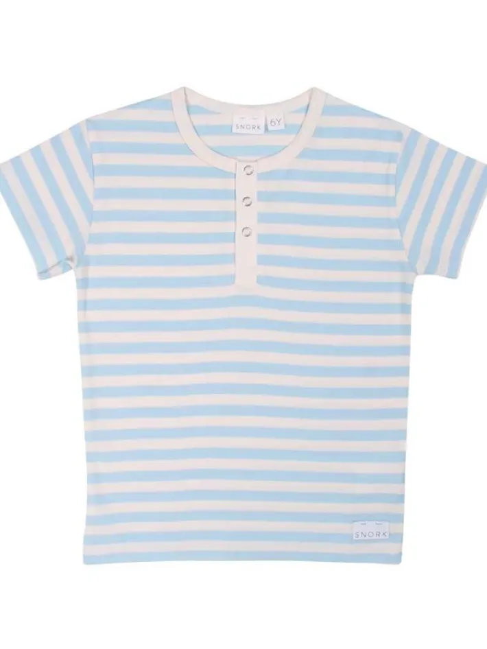 snork__vilhelm_summer_pyj_1.webp SNORK - Vilhelm Summer Pyjamas Sea Stripes