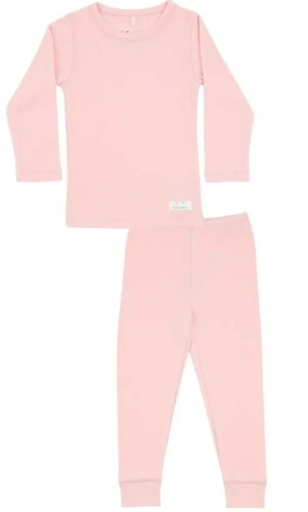 SNORK Basic LS Pyjamas Potpurri Light Rosa