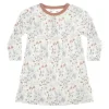 SNORK LS Nightdress White Flora