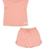 SNORK Selma Summer Pyjamas Peach Blush
