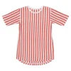 SNORK SS Saga Nightdress Lazy Red Stripes