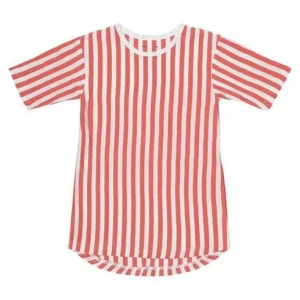 SNORK SS Saga Nightdress Lazy Red Stripes