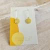 Studio 23 Circle Drop Earring Pair Lemon