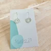 Studio 23 Curved Drop Earring Pair Frost Blue
