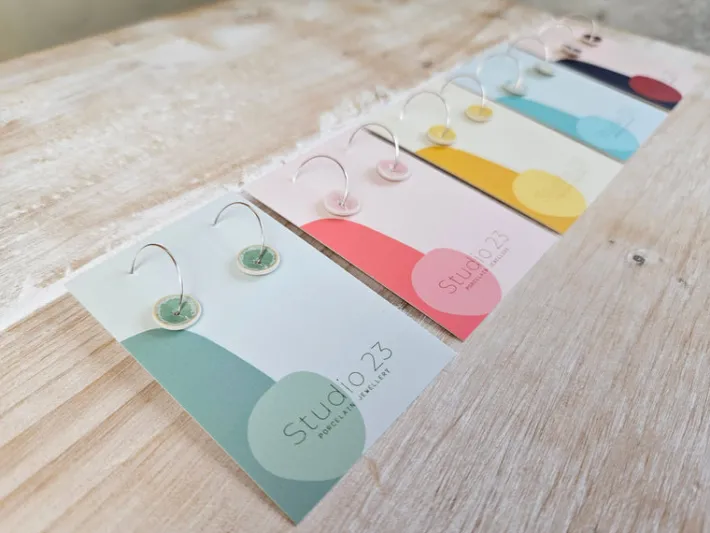 studio__curved_drop_earri_1.webp Studio 23 Curved Drop Earring Pair Blush Pink