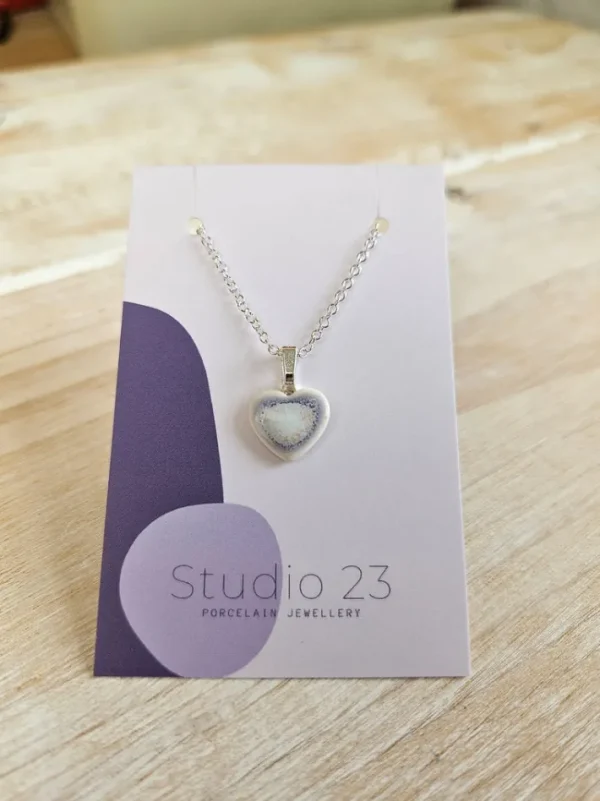 Studio 23 Heart Pendant Blush Pink