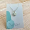 Studio 23 Heart Pendant Frost Blue