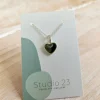 Studio 23 Heart Pendant Olive