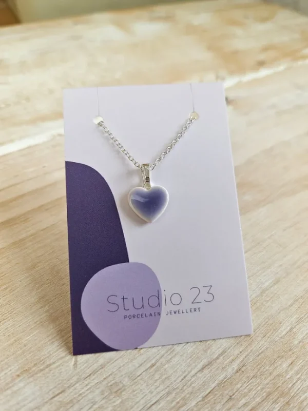 Studio 23 Heart Pendant Olive