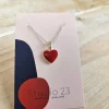 Studio 23 Heart Pendant Red