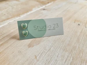 Studio 23 Heart Stud Earring Pair Lemon