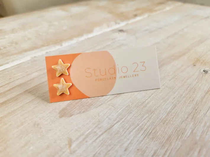 studio__star_stud_earring_4-1.webp Studio 23 Star Stud Earring Pair Lemon