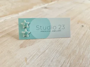 Studio 23 Star Stud Earring Pair Lemon