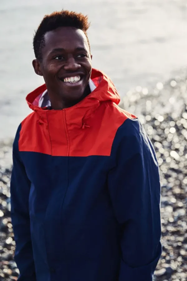 Viksoe Rain Navy/Lovely Orange