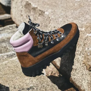 WODEN Iris Track Suede Moss