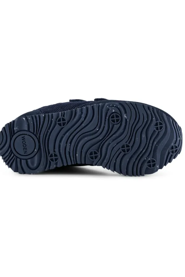 WODEN Ydun Suede Mesh Kids Navy