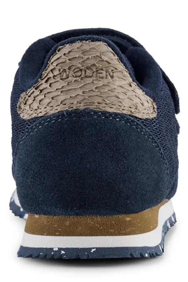 WODEN Ydun Suede Mesh Kids Navy