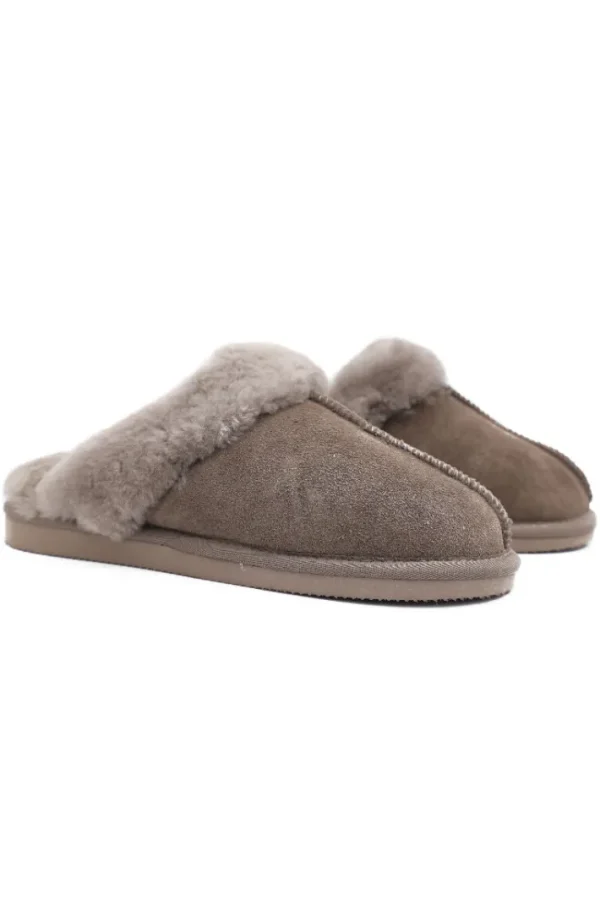 Woollies Slip On Hjemmesko Stone
