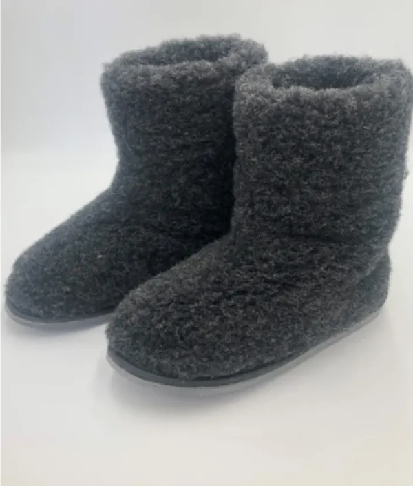 WOOLWEAR Barbera Uldstøvle Koksgrå