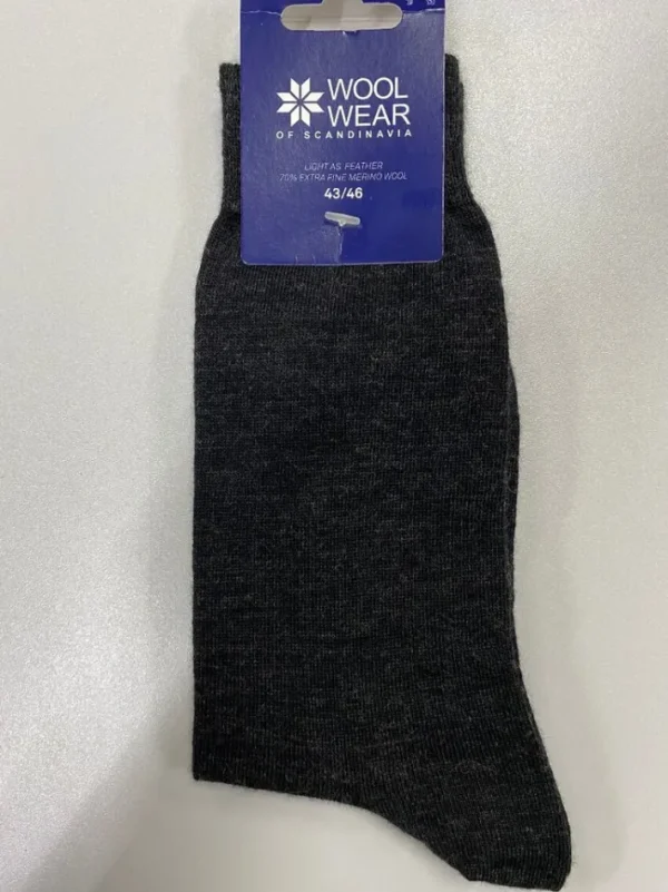 WOOLWEAR Uldsokker Dressed Koks nr.26C